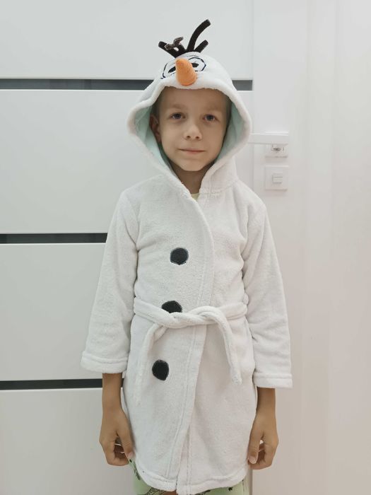 Szlafrok Disney Olaf kraina lodu Frozen 110/116
