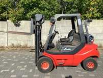 Gazowy wózek widłowy Linde H30T-05, triplex, 2012r, po serwisie.