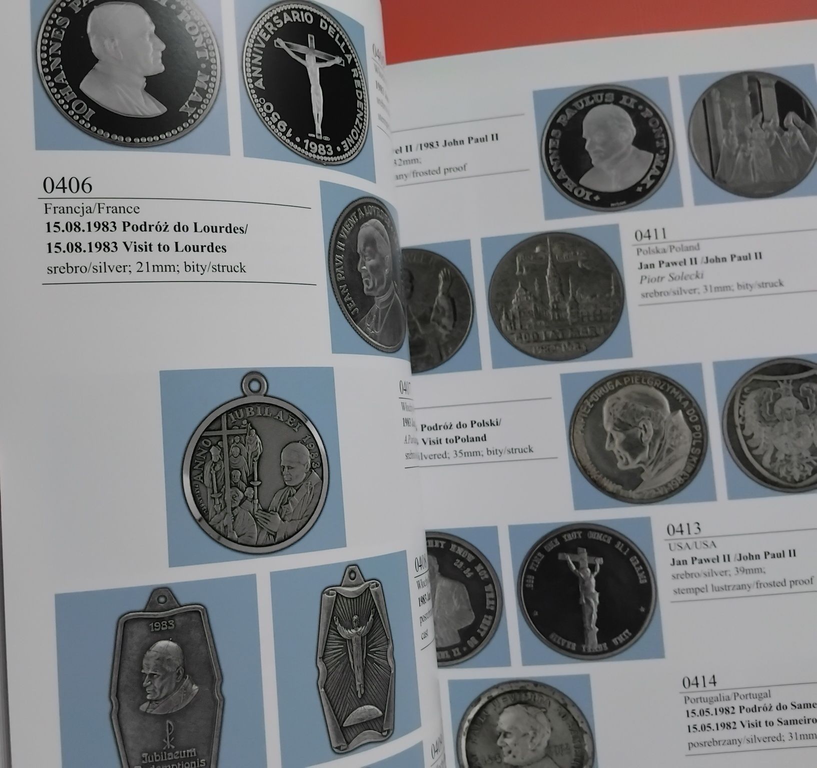 Katalog Jan Paweł II na monetach i medalach świata W. Grabowski