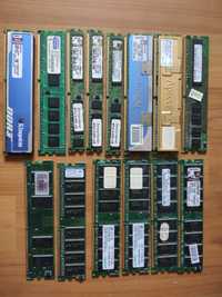 ОЗУ компьютера DDR3 4gb, 1gb, DDR2 2gb, 1gb, DDR1 512mb, 256mb