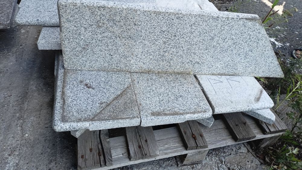 Elementy granitowe obrzeża stopnie schody chodnik