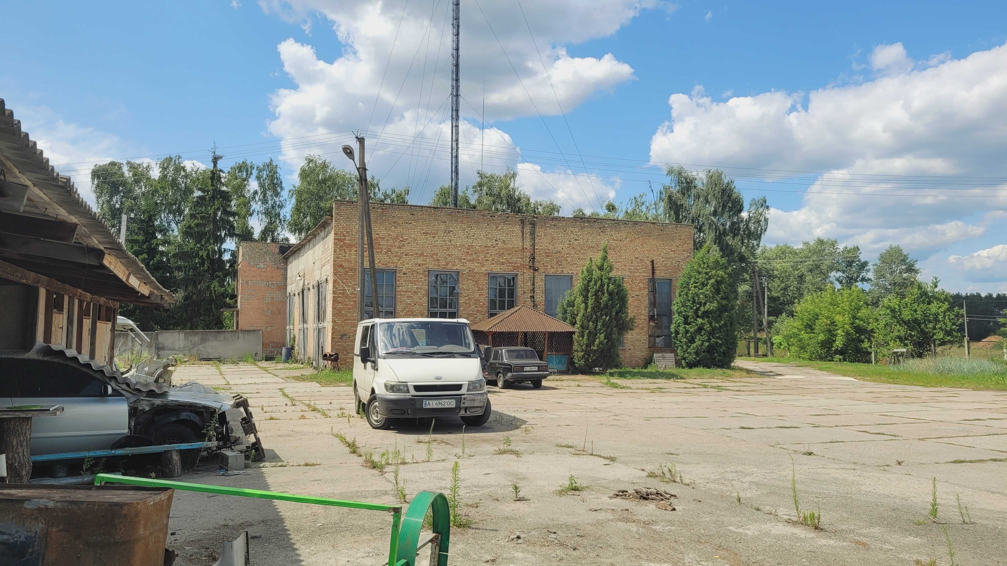 Продаж  промзони в Київські області,Демидів, 27 кілометрів від Києва.
