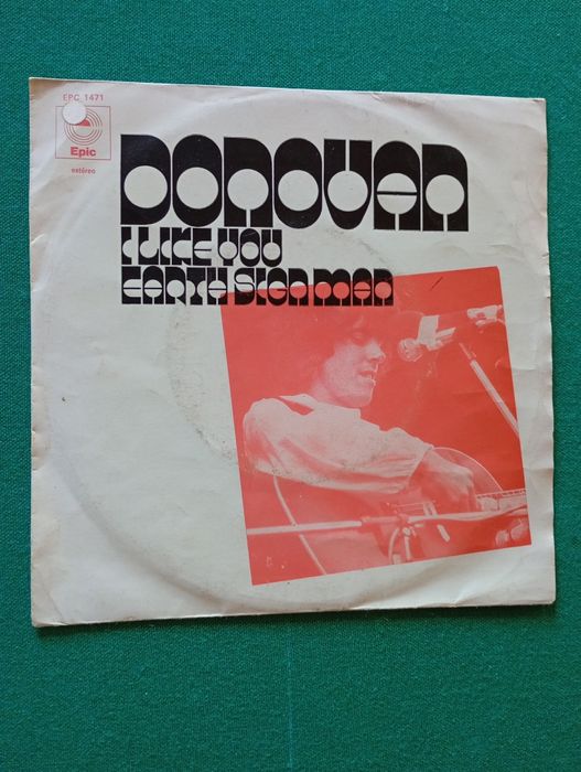 Disco de vinil de Donovan "i like you earth sign man" Donovan