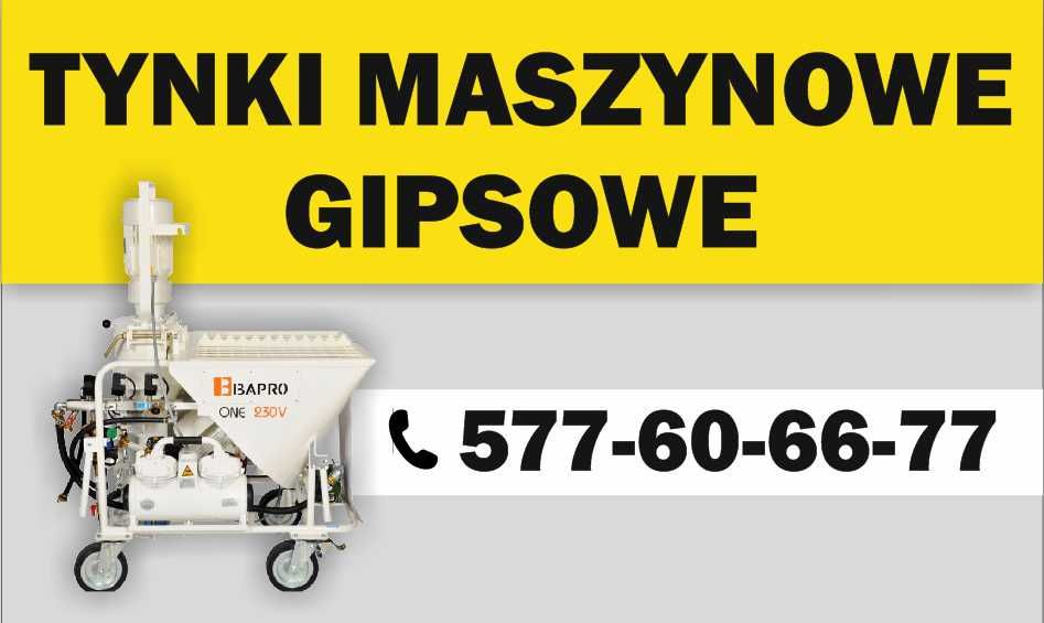 Tynki maszynowe gipsowe i cementowo gipsowe