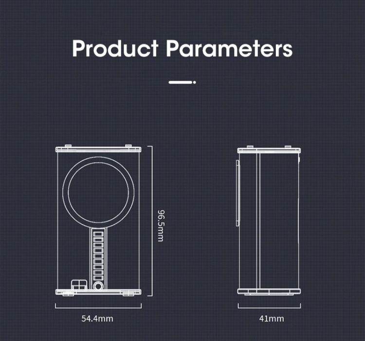 Coluna Bluetooth K07 Transparente