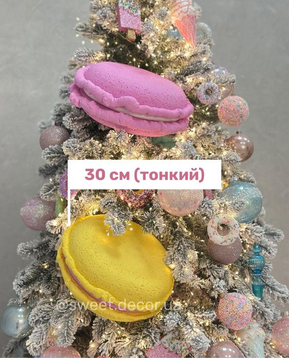 Декоративні макаронси | новорічна прикраса