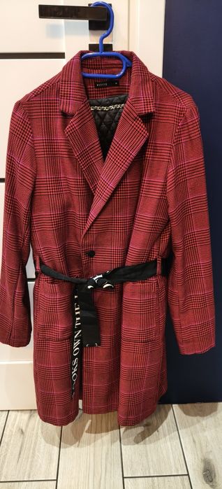 Żakiet w kratkę 38