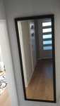 Ostatnia sztuka! Lustro 171 x 79,5 loft czarna metalowa rama