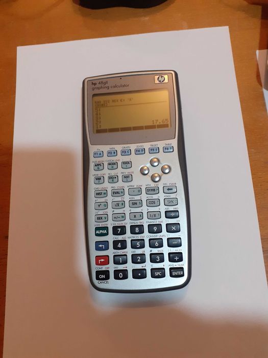Calculadora HP 48gII  graphing calculator - Cientifica