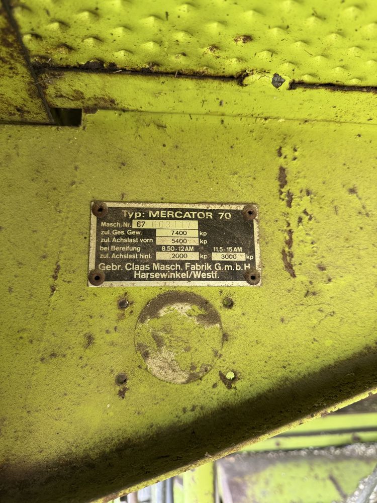 Claas mercator 70