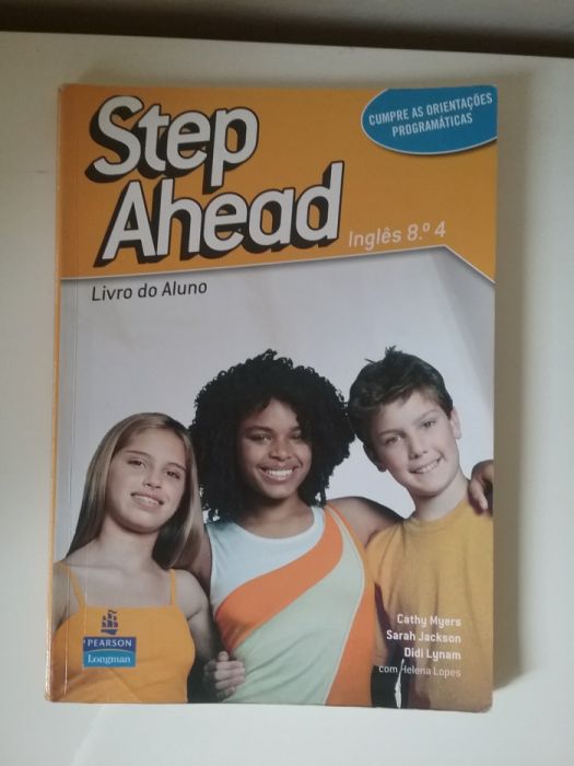 Manual+ 2 CD's + livro de exercícios -"Step Ahead" -Inglês 8°ano