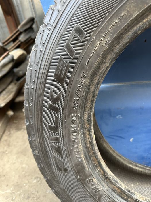 2 шт резина 175 70 R14C Falken HS437 van M+S Eurowinter шины грузовые