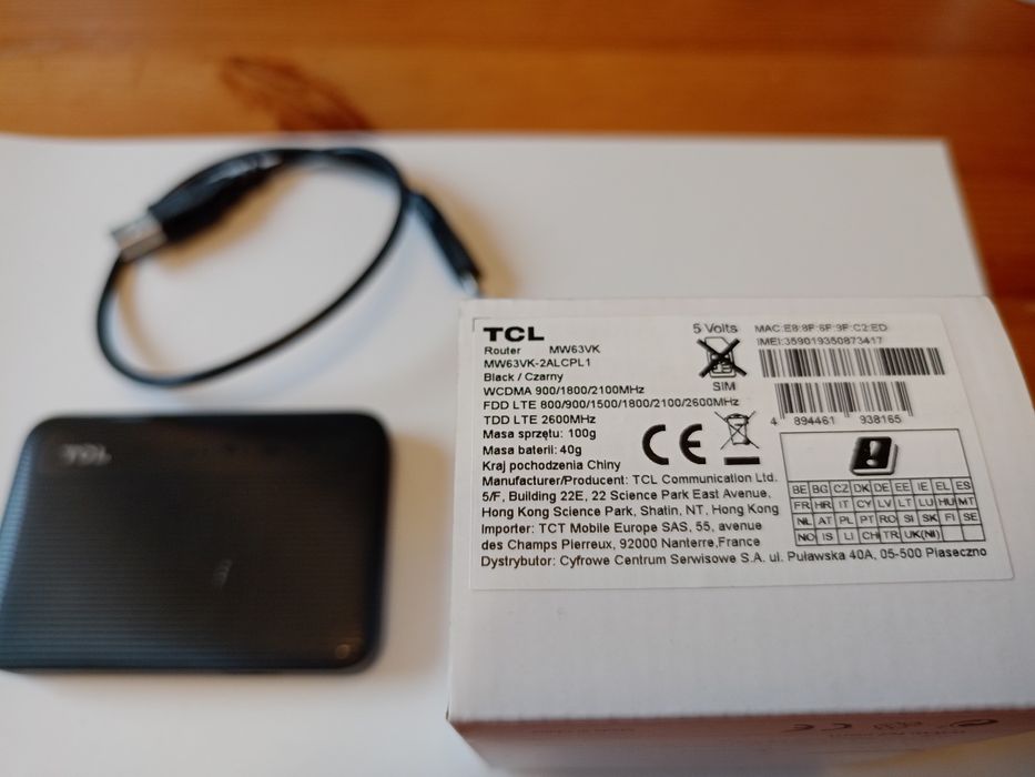 Router mobilny przenośny TCL