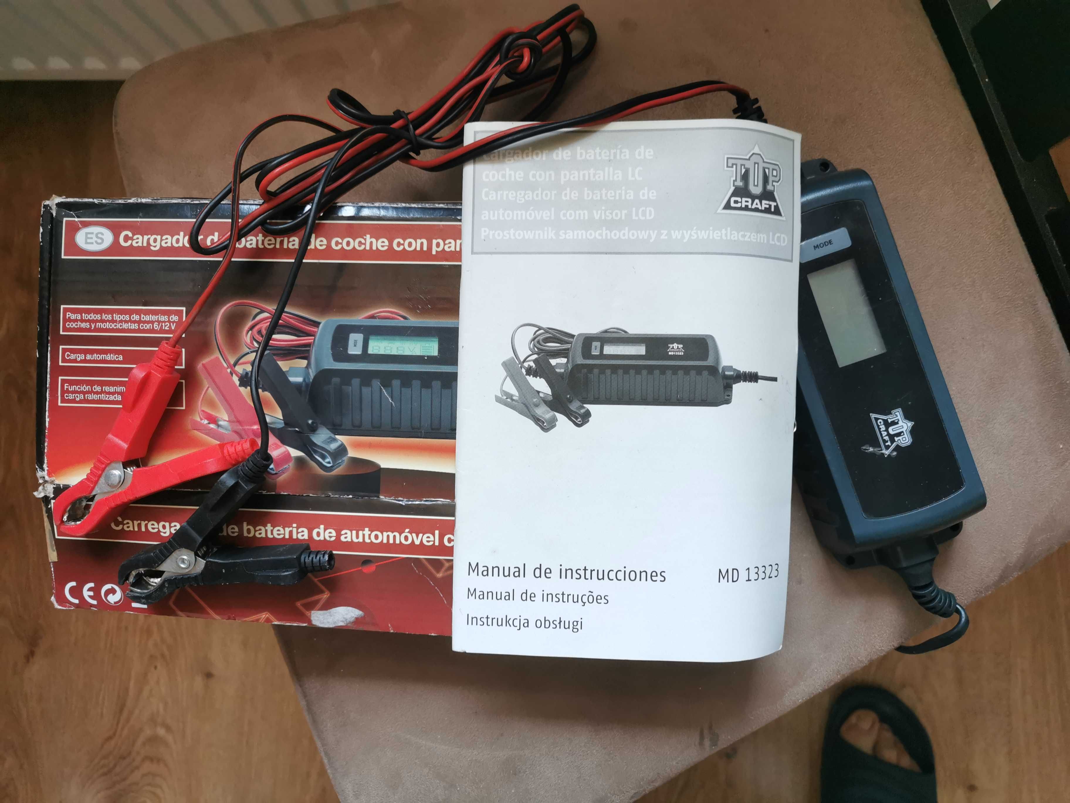 mniej=PROSTOWNIK  6/12 V, sporadycznie używany, sprawny. SPRZEDAM :