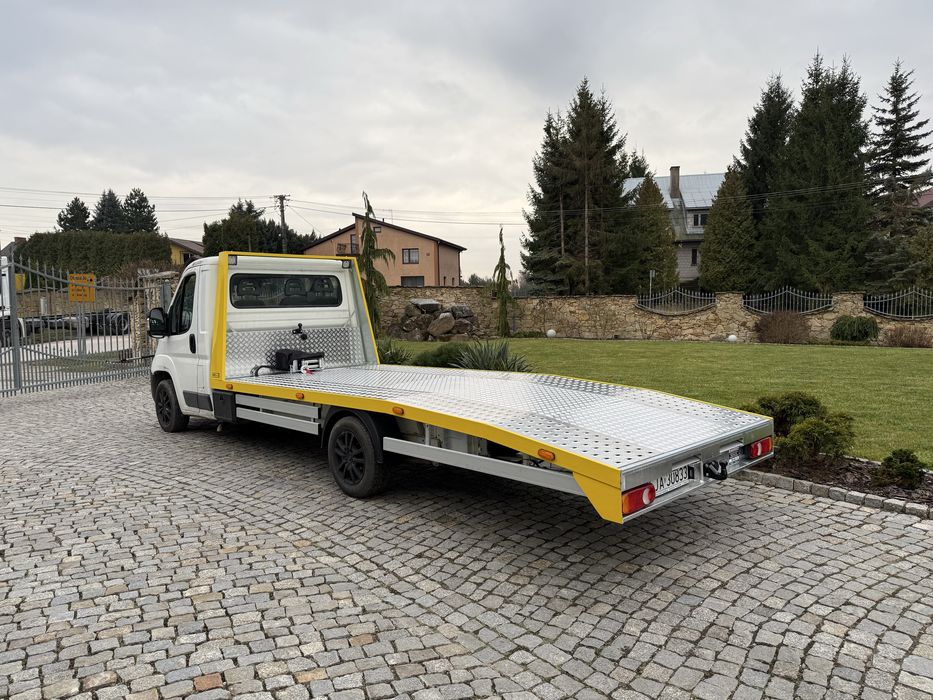 Zabudowa laweta pomoc drogowa specjalny iveco ducato boxer master fuso