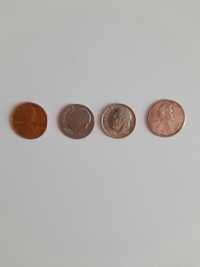 Monety USA one cent 1978, 1999 one dime 1983, 1988