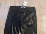 NOWE- spodnie z eco skory BERSHKA roz. XL
