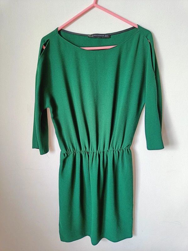 Zielona sukienka ZARA