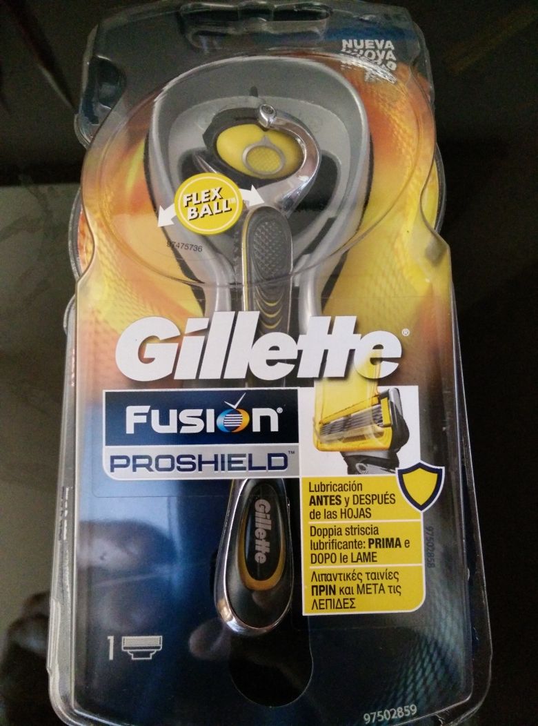 Máquina nova gillette