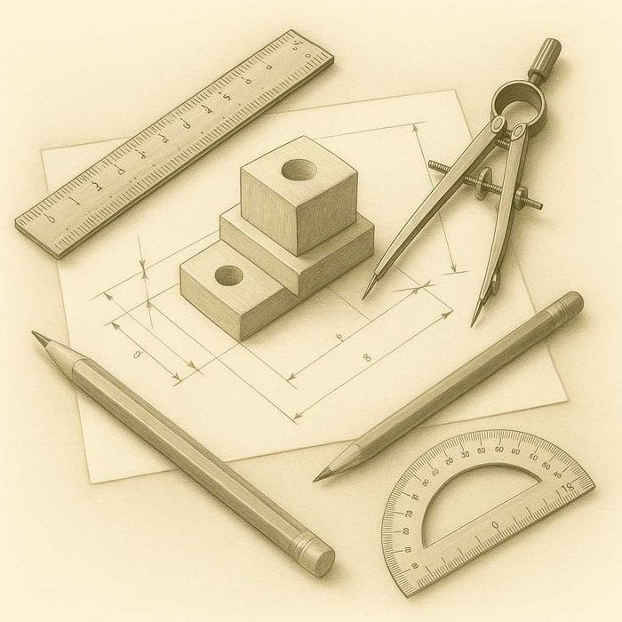 Korepetycje/pomoc w rysunkach, Rysunek techniczny, Grafika inżynierska