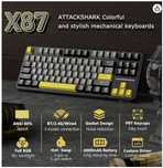 Klawiatura bezprzewodowa gamingowa Attack Shark X87