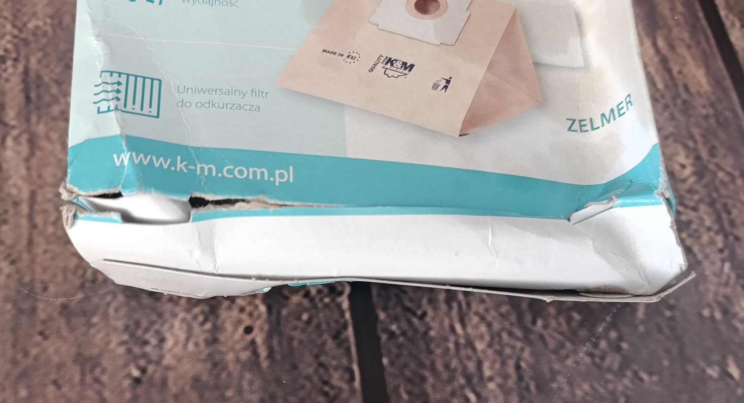 Worki do odkurzacza Zelmer 6 sztuk + 1 filtr