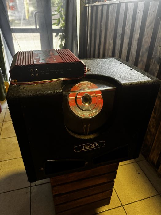 Сабвуфер Rodek RN112 800W з підсилювачем Cougar 1000W
