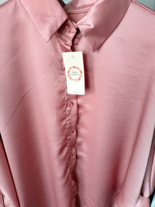 Koszula włoska  satynowa nietoperz uni L-3XL