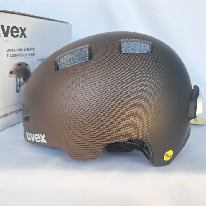 Kask rowerowy Uvex City 4 Mips Hazel Black Matt M 55-58cm