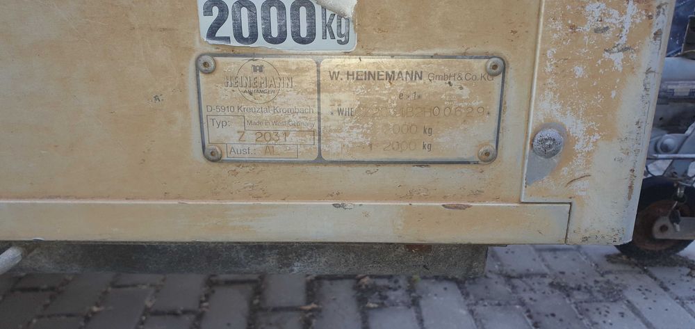 Reboque 2 eixos com documentos