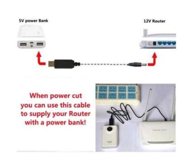 Кабель живлення-перехідник перетворювач USB DC 9V 12V (преобразователь