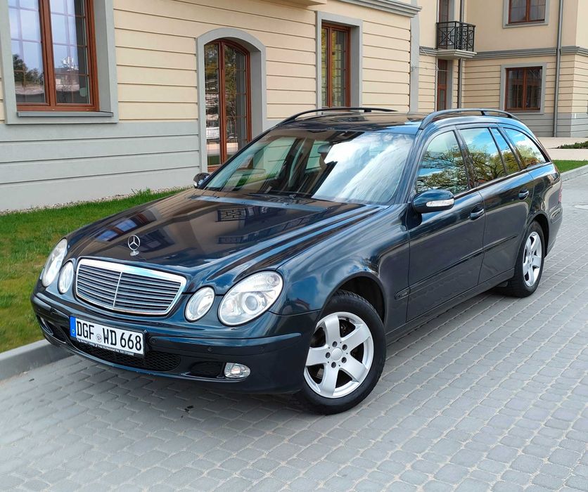 Mercedes E270CDI 177KM, Skóry, Navi, Zadbany, 1wl tuv 10.24