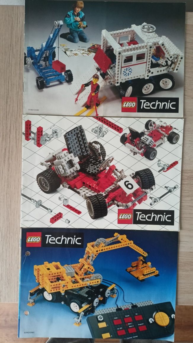 Lego katalogi 1986, 1987, 1990 technic