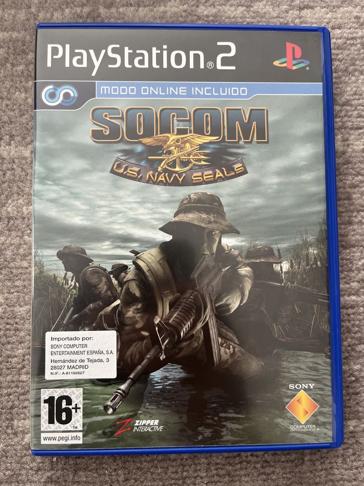 Jogo PS2 Socom US Navy Seals