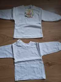 Bluzka biała niemowlęca r. 68