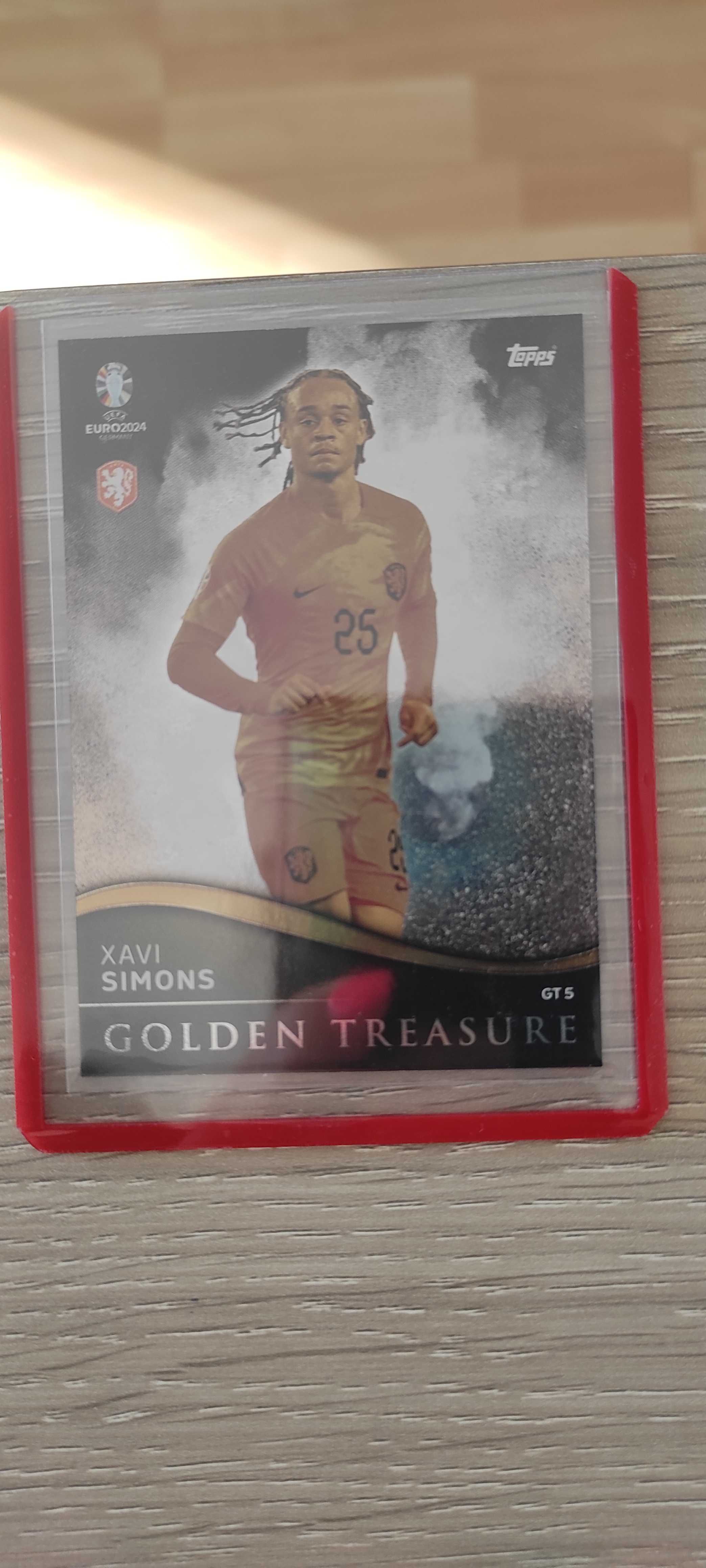 Karty Topps Match Attax Euro 2024 Golden Treasure - 8 sztuk