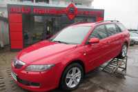 Mazda 6 czerwona kombi benzyna 1.8 piękna 2008r