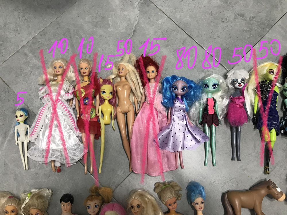 Куклы Monster High, Ever After High, барби, пони, Novi stars