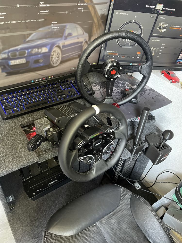 Kierownica Moza R5 bundle + ręczny, biegi 7+R, kierunkowskazy