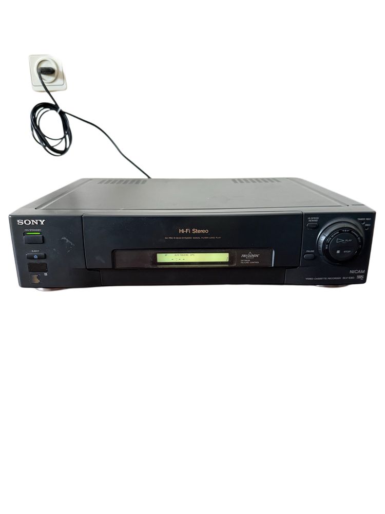 Videogravador VHS Sony SLV-E80 com Comando Original - Testado funciona