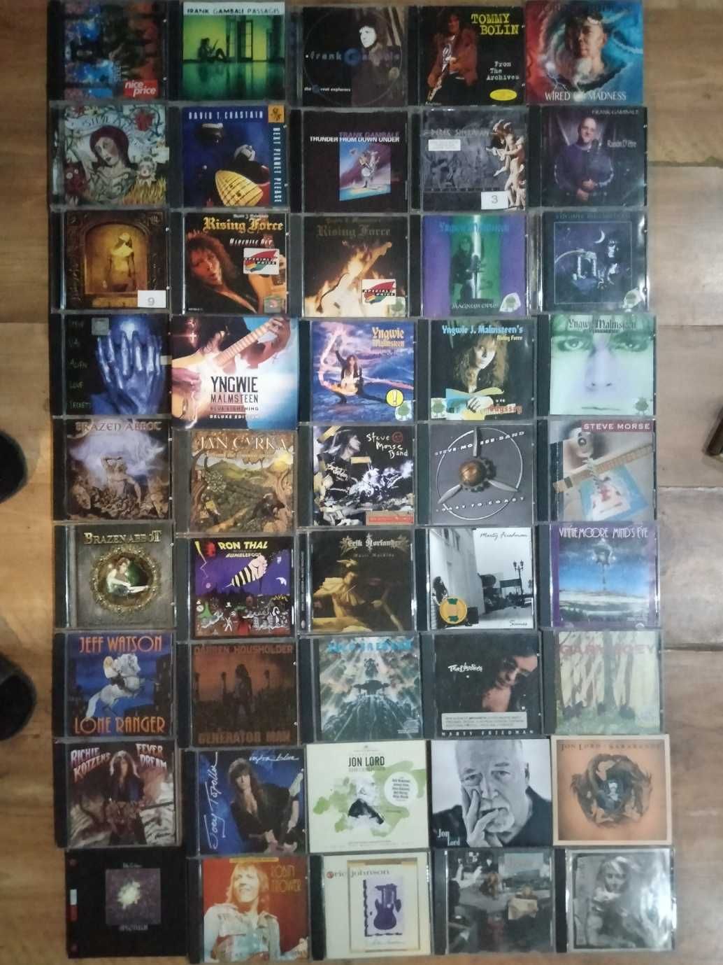 Zestaw cd. Satriani Kotzen Stump Malmsteen Beck Macalpine Pat Metheny