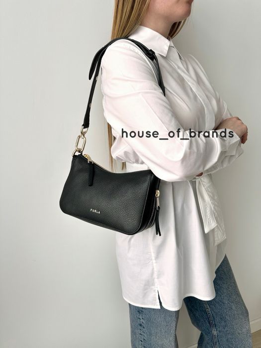 Furla Skye Hobo Жіноча шкіряна сумочка фурла хобо женская сумка кожа