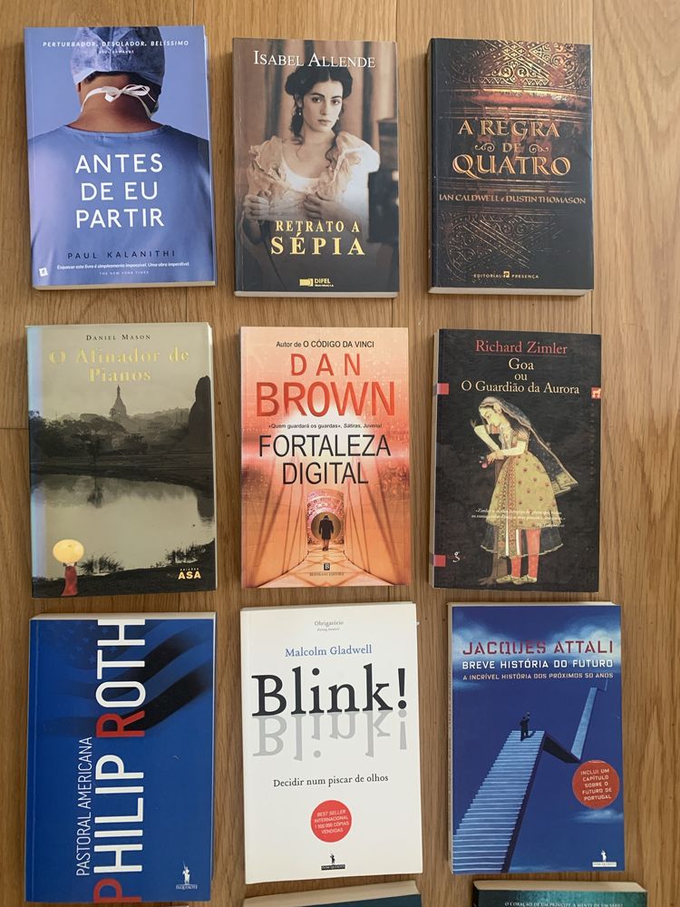 livros diversos - best sellers