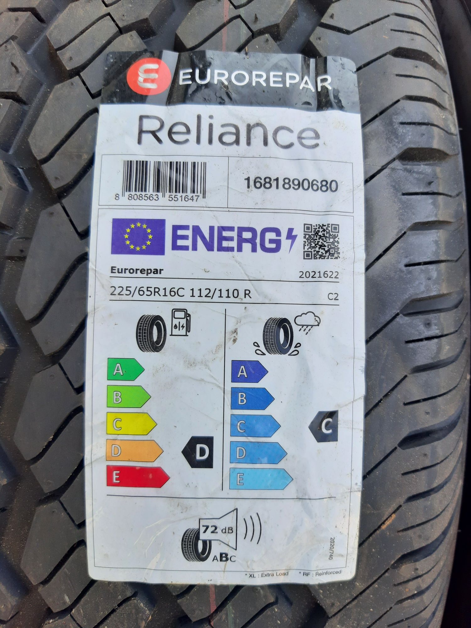 225/65r16C 112/110R Eurorepar (gr.Hankook) Reliance