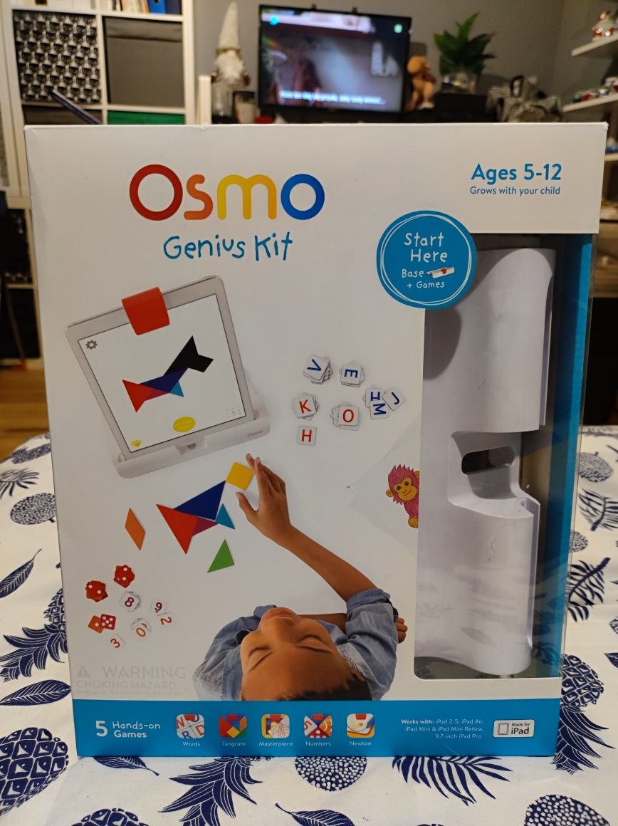 Zestaw Osmo Genius Kit podstawka reflektor 5 gier