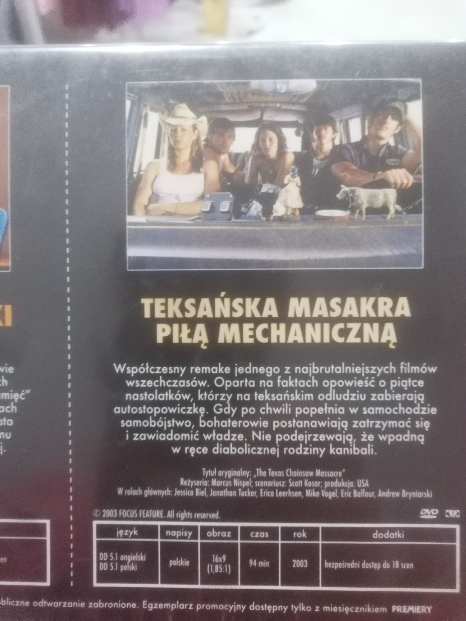 Film dvd Teksańska masakra piłą mechaniczna