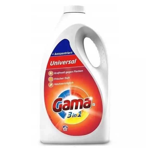 Gama (Vizir) 83p/ 4,15L Universal żel do prania