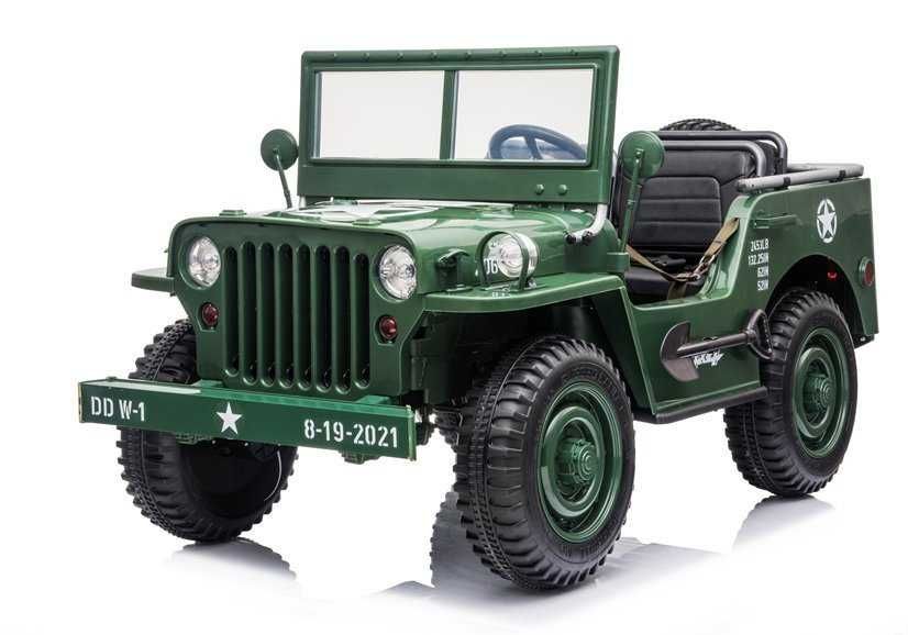 Jeep Wojskowy 3 osobowy JH101 Khaki do 90 kg 10km.h