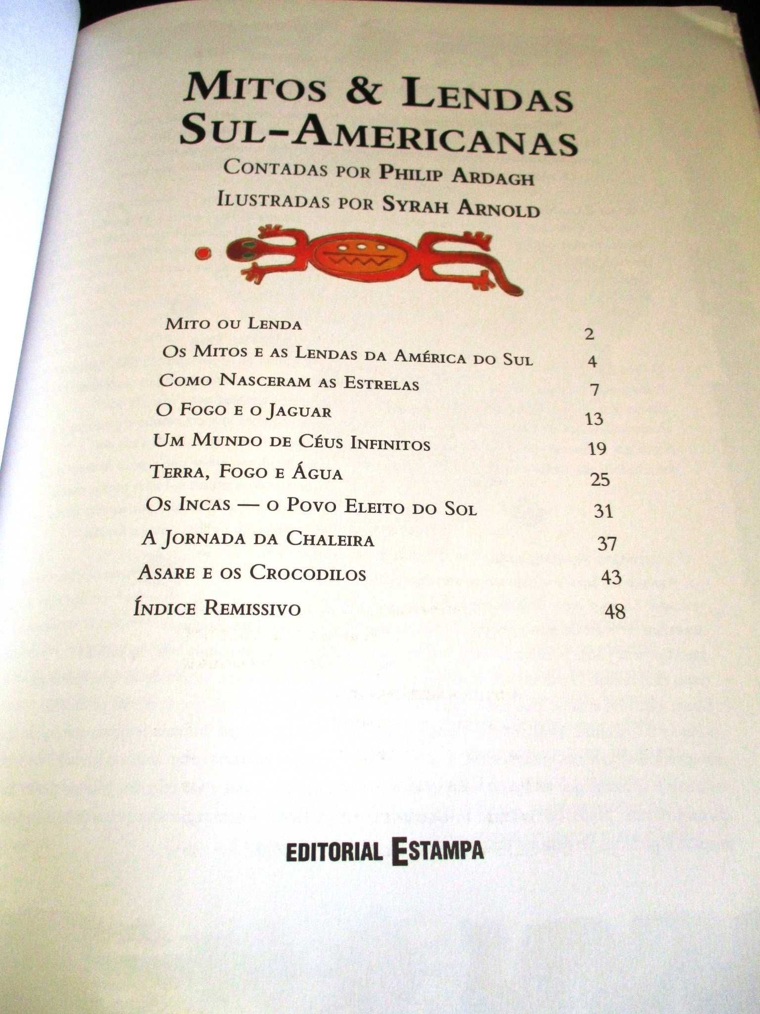 Livro Mitos & Lendas Sul-Americanas Philip Ardagh