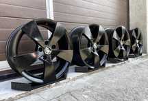 4x felgi aluminiowe 5x112 r17 et49 7J Alufelgi Oryginalne Skoda Czarne